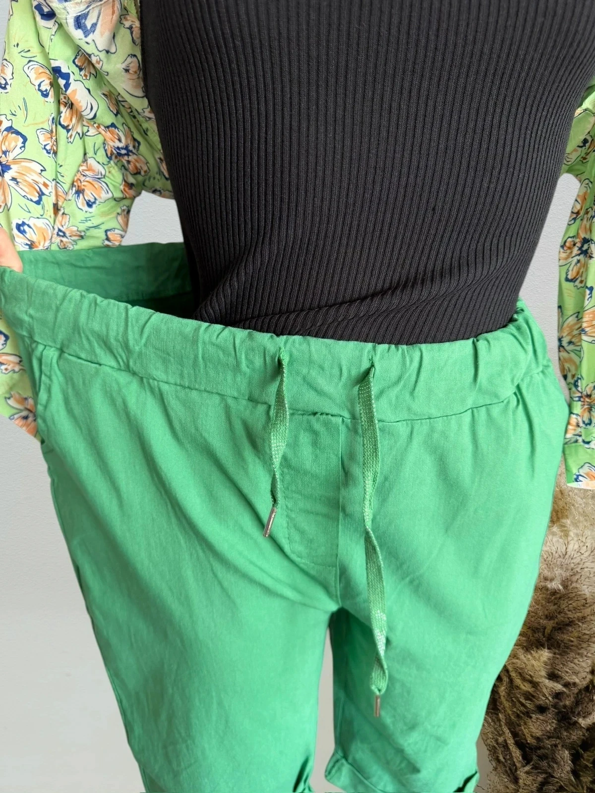 Mooie magische vrouwelijke groene curvy Pantacourt TU – photo 4